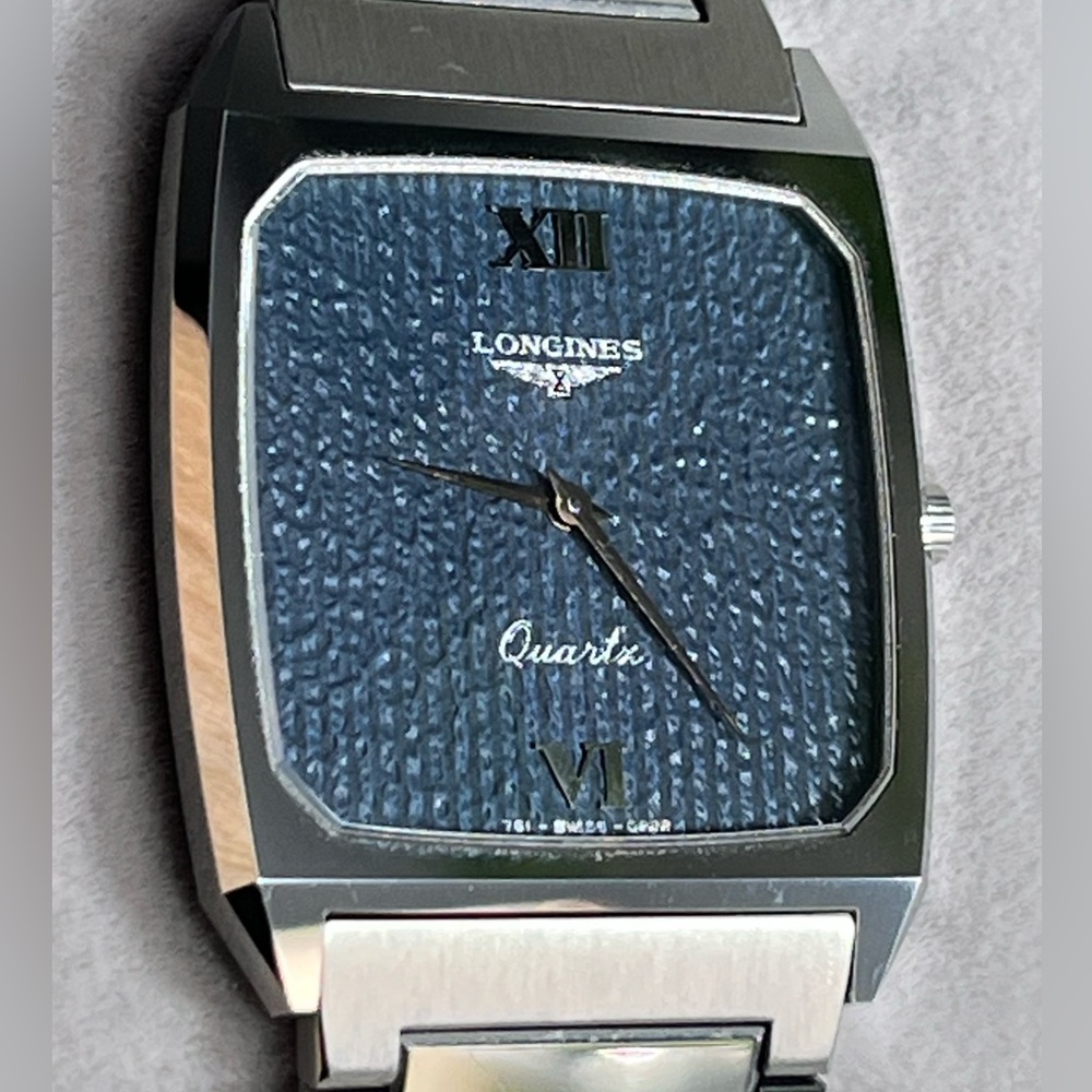 Longines Quartz men’s rectangular Watch (1982) - Picture 3 of 16